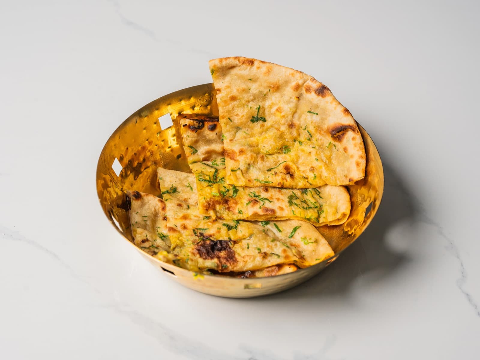Aloo Paratha at Chopras Indian Restaurant Den Haag