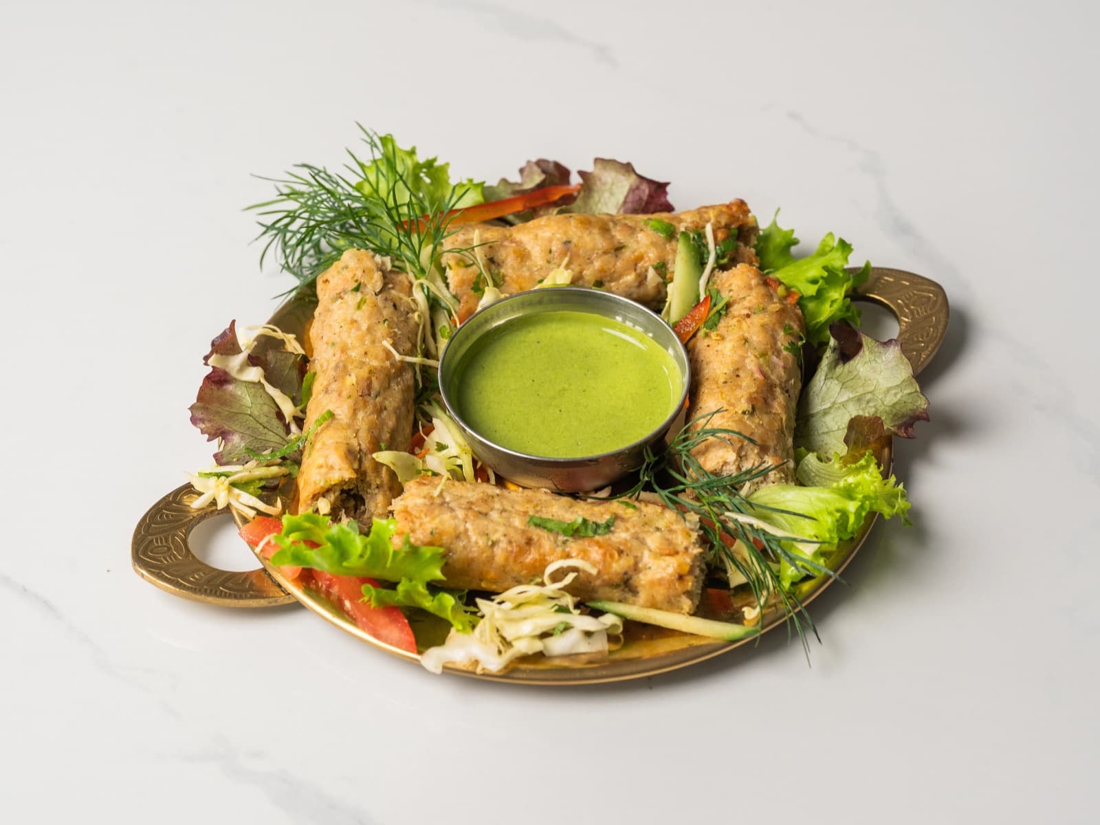 Chicken Seekh Kebab at Chopras Indian Restaurant Den Haag