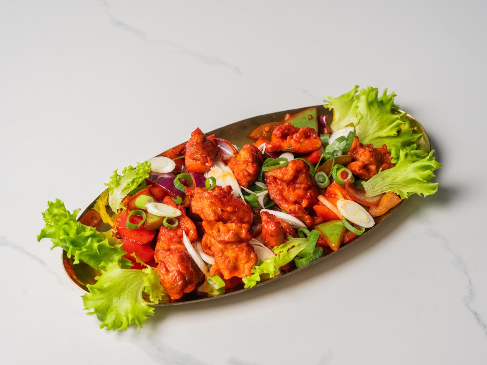 Chilli Chicken at Chopras Indian Restaurant Den Haag