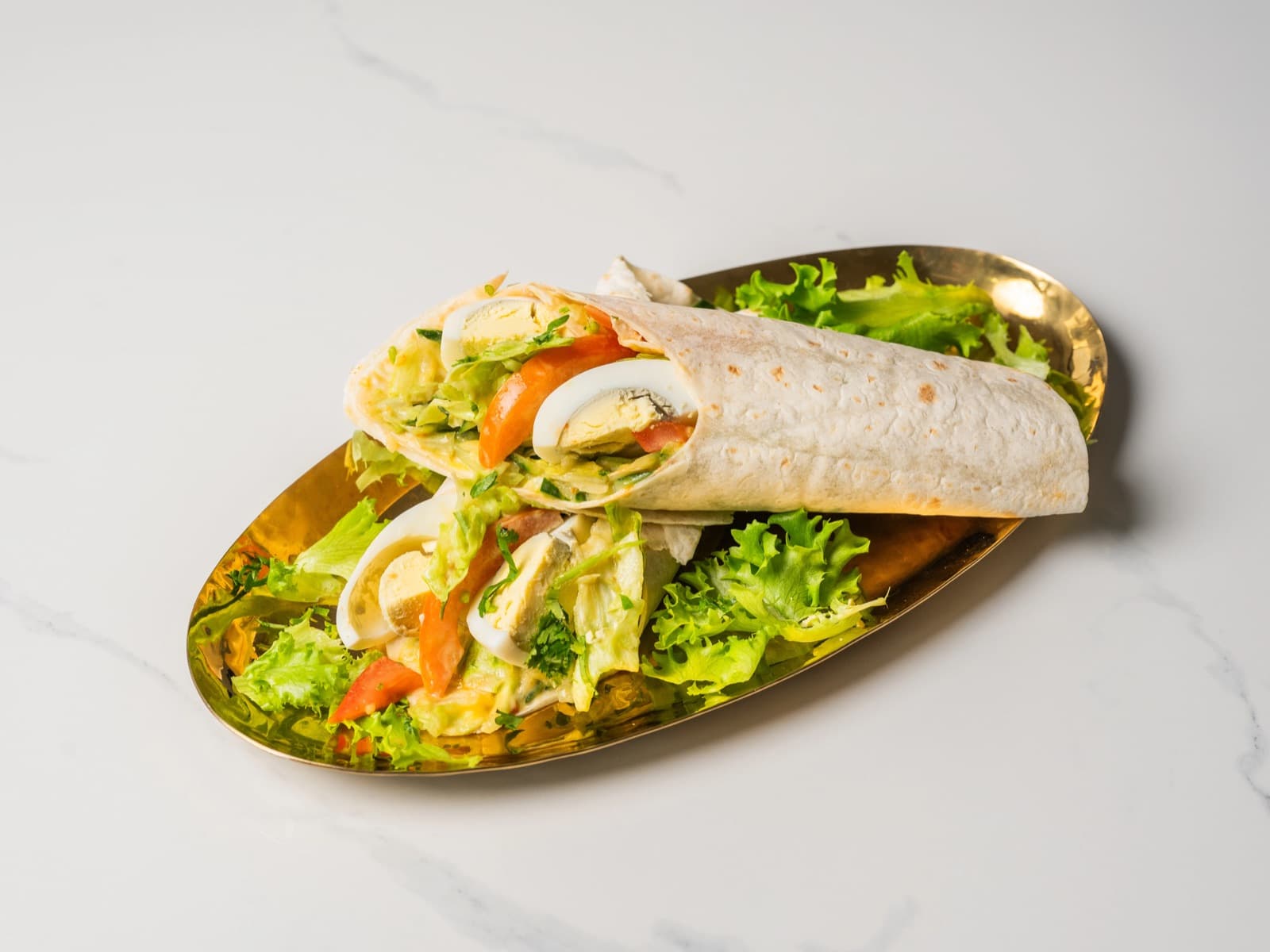 Egg Kathi Roll at Chopras Indian Restaurant Den Haag