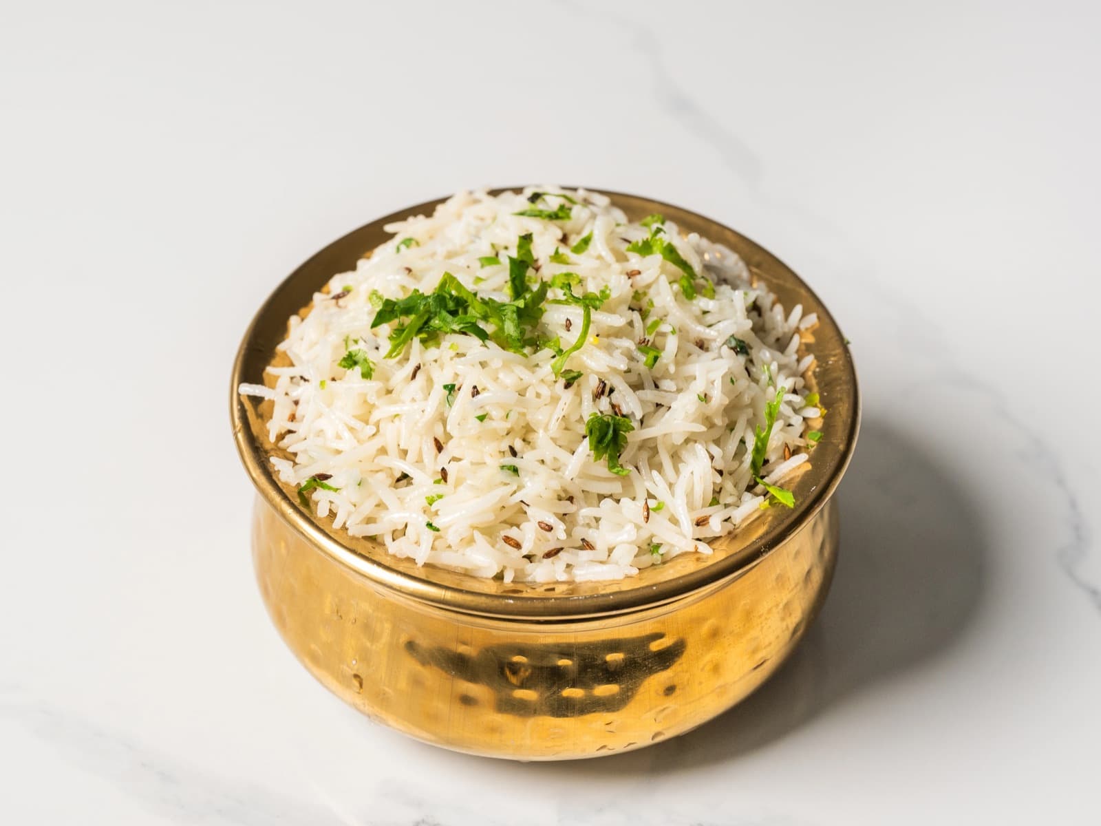 Jeera Rice at Chopras Indian Restaurant Den Haag