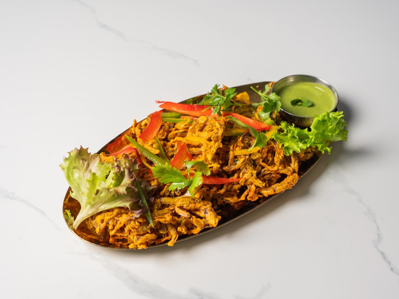 Onion Bhaji at Chopras Indian Restaurant Den Haag