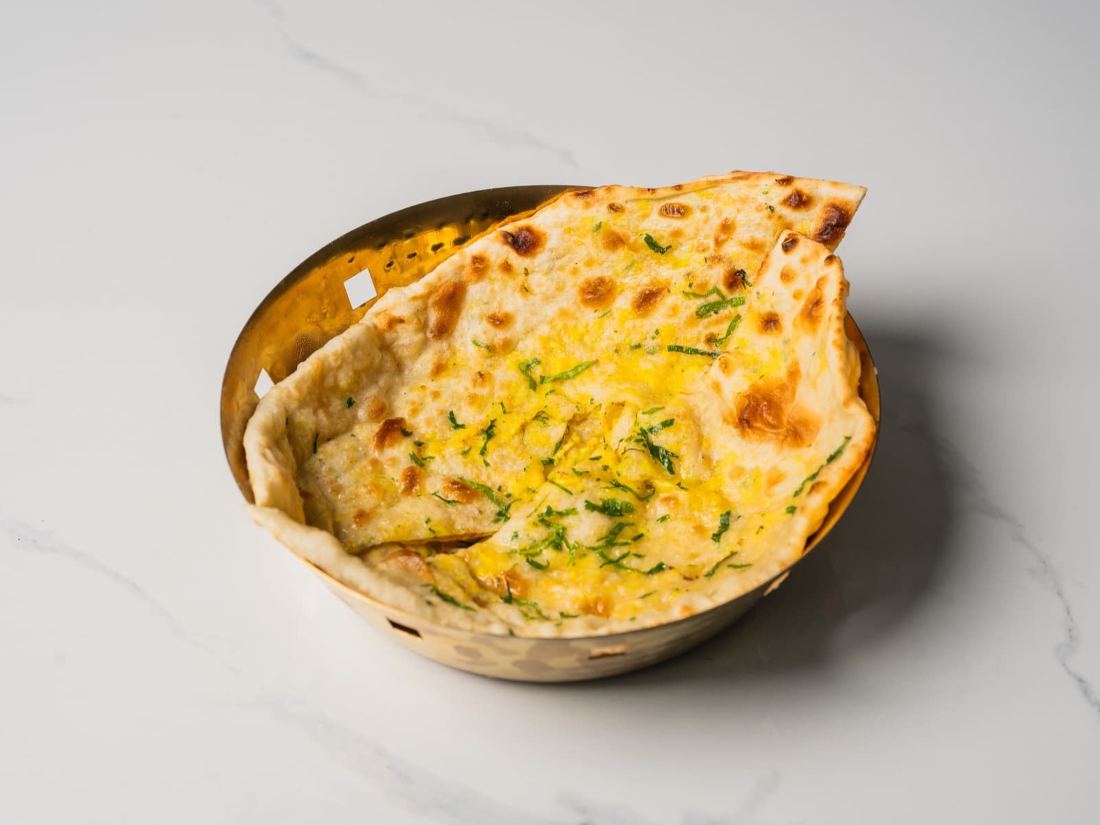Paneer Naan at Chopras Indian Restaurant Den Haag