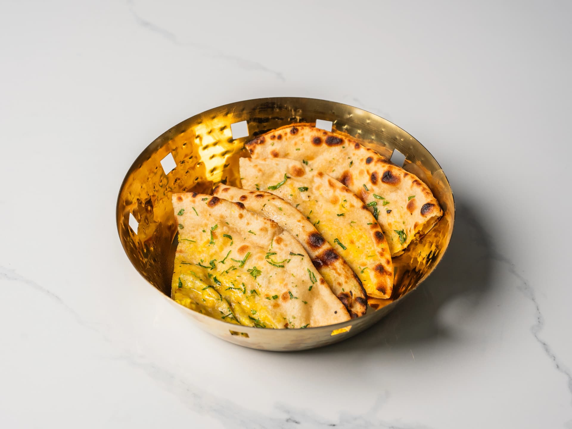 Paneer Paratha at Chopras Indian Restaurant Den Haag