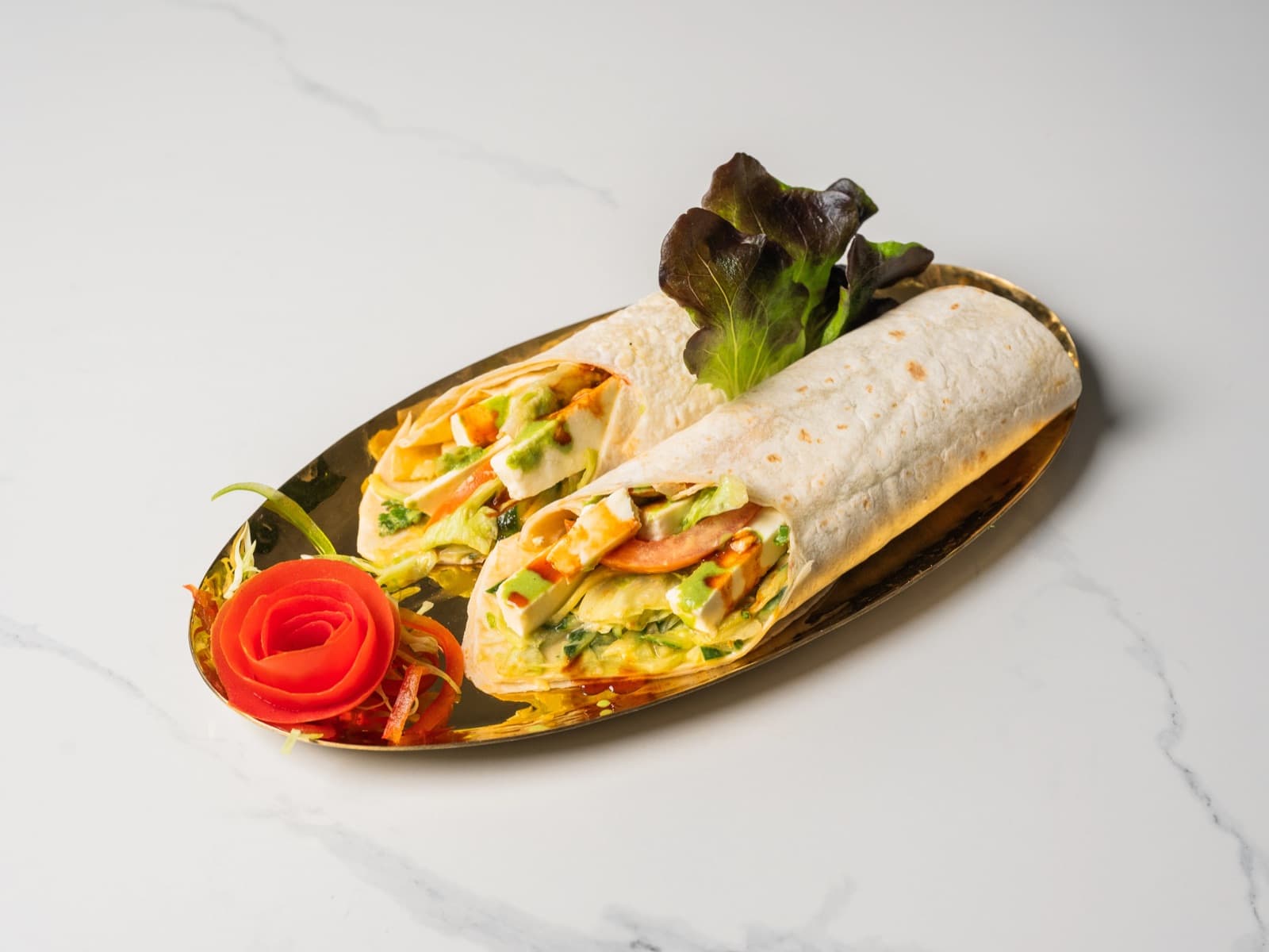 Paneer Roll at Chopras Indian Restaurant Den Haag