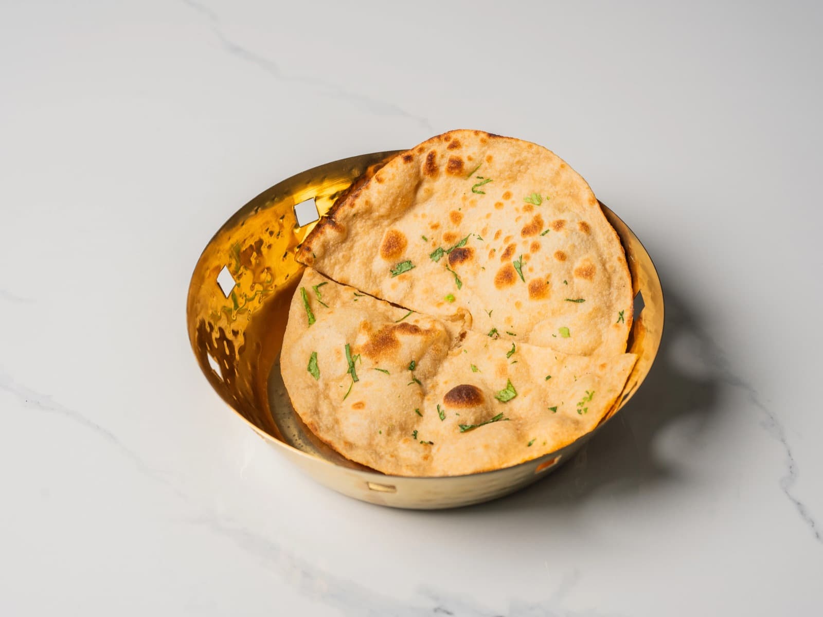 Tandoori Roti at Chopras Indian Restaurant Den Haag