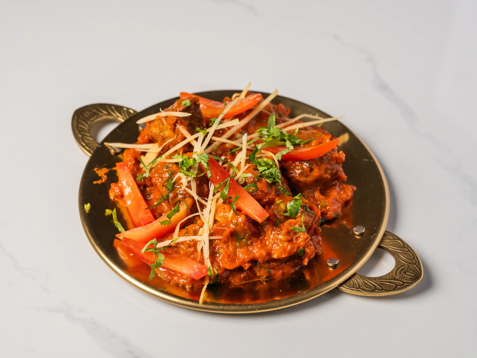 Tawa Mutton Masala at Chopras Indian Restaurant Den Haag