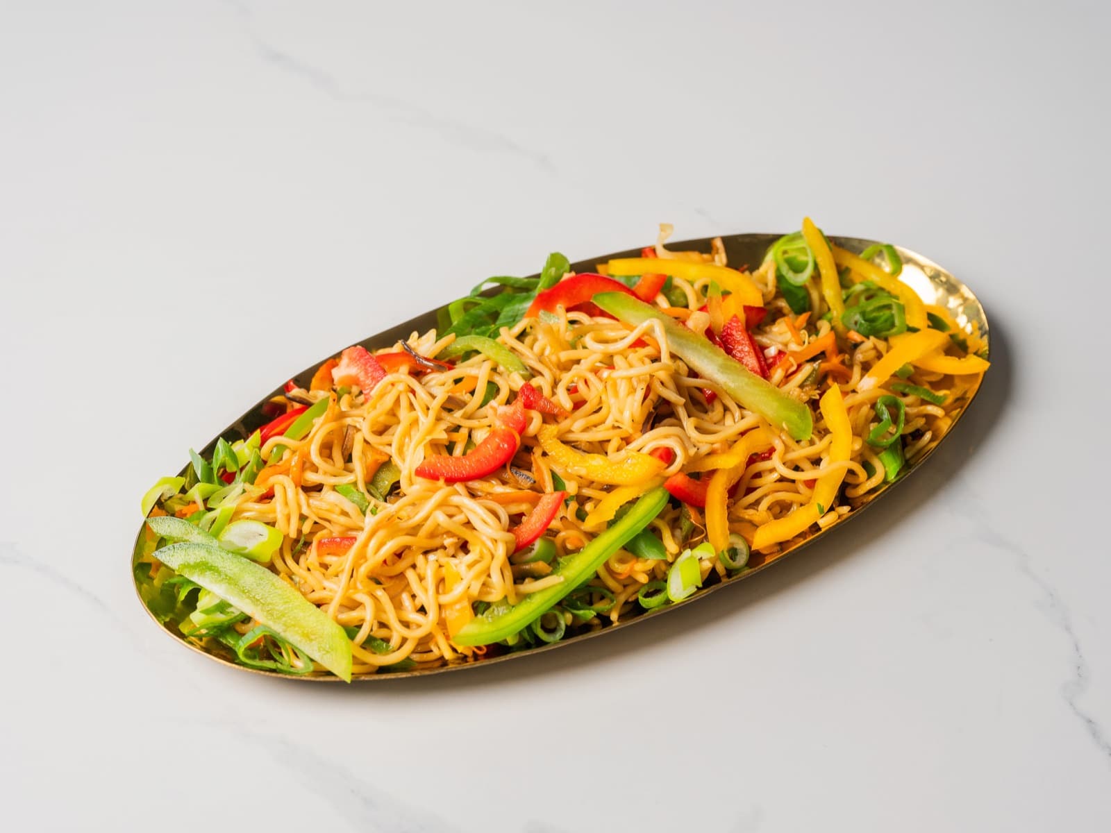 Veg Noodles at Chopras Indian Restaurant Den Haag