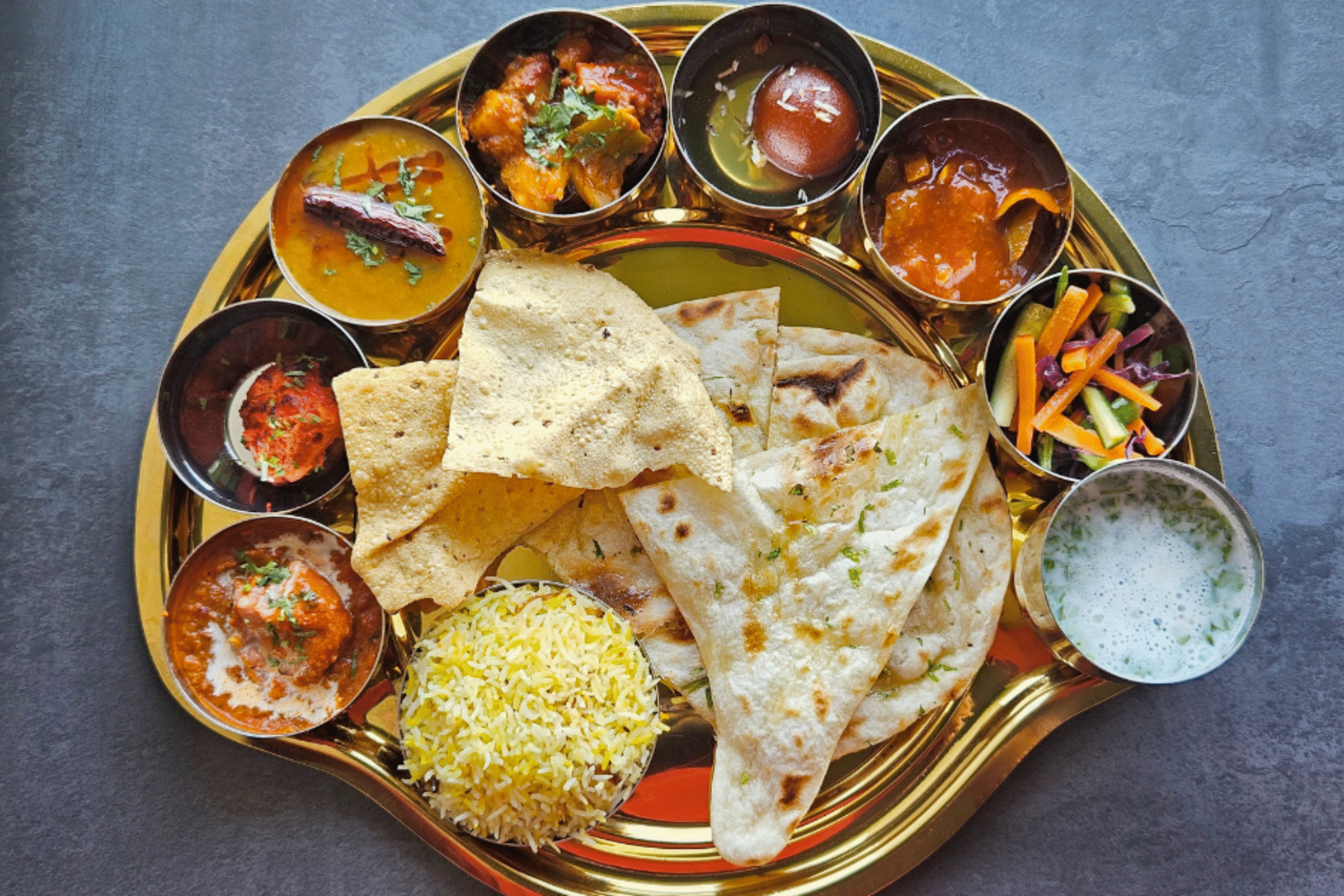 Chopra's Redfort Indian Streetfood-Indian Restaurant Den Haag Thali