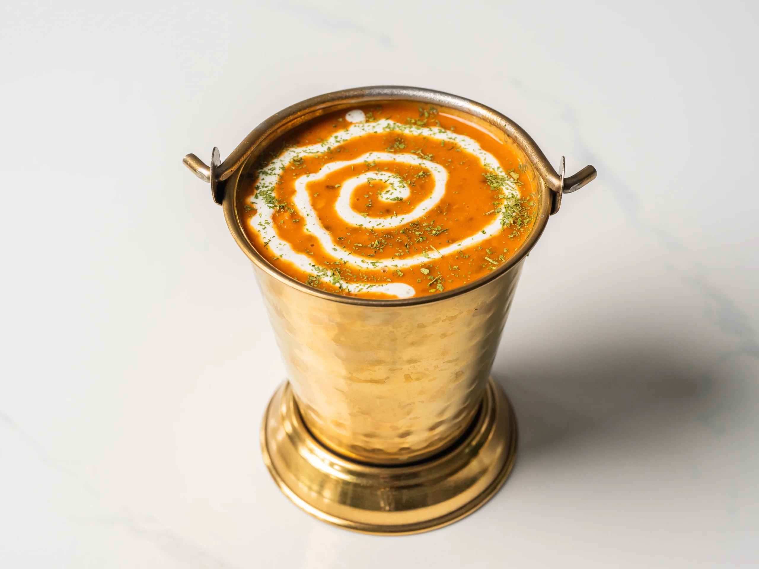 DAL MAKHANI creamy black lentil curry Indian vegetarian dish served with naan in Den Haag DAL MAKHANI creamy black lentil curry Indian vegetarian dish served with naan in Den Haag