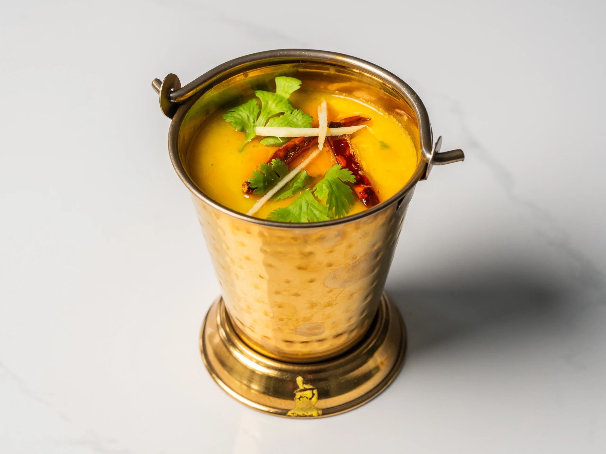 DAL TADKA yellow lentil curry with Indian spices vegetarian curry served with naan in Den Haag DAL TADKA yellow lentil curry with Indian spices vegetarian curry served with naan in Den Haag